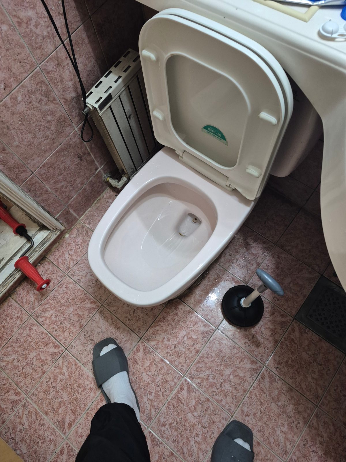 광진구 자양동 변기막힘 현장 사진 1